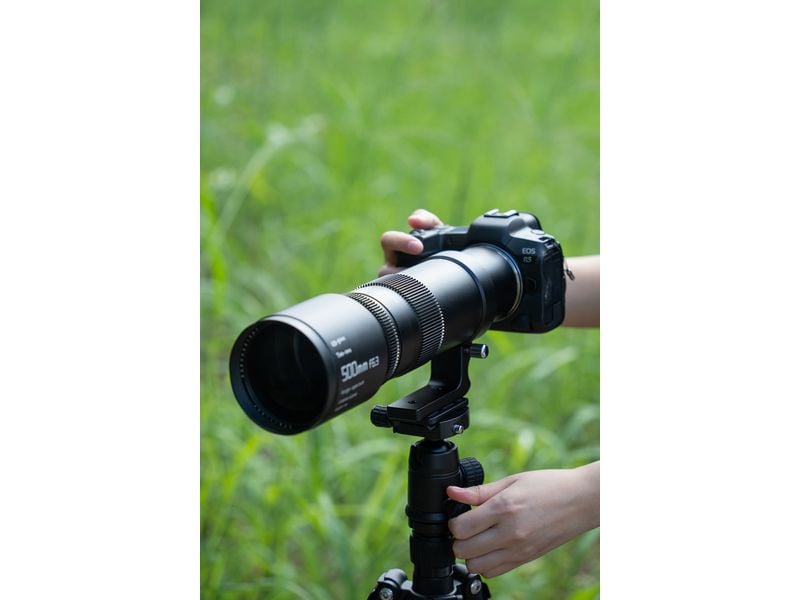 TTArtisan Festbrennweite 500mm F/6.3 – Nikon F Teleobjektiv zum Fotografieren weit entfernter Motive wie Flugzeuge, Sport, Wildtiere und mehr