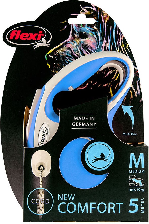 Flexi rollijn New Comfort koord M blauw 5 m