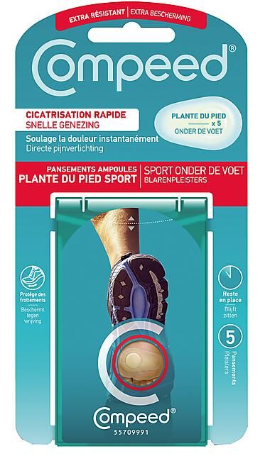 COMPEED - PANSEMENTS AMPOULES PLANTE DU PIED X 5