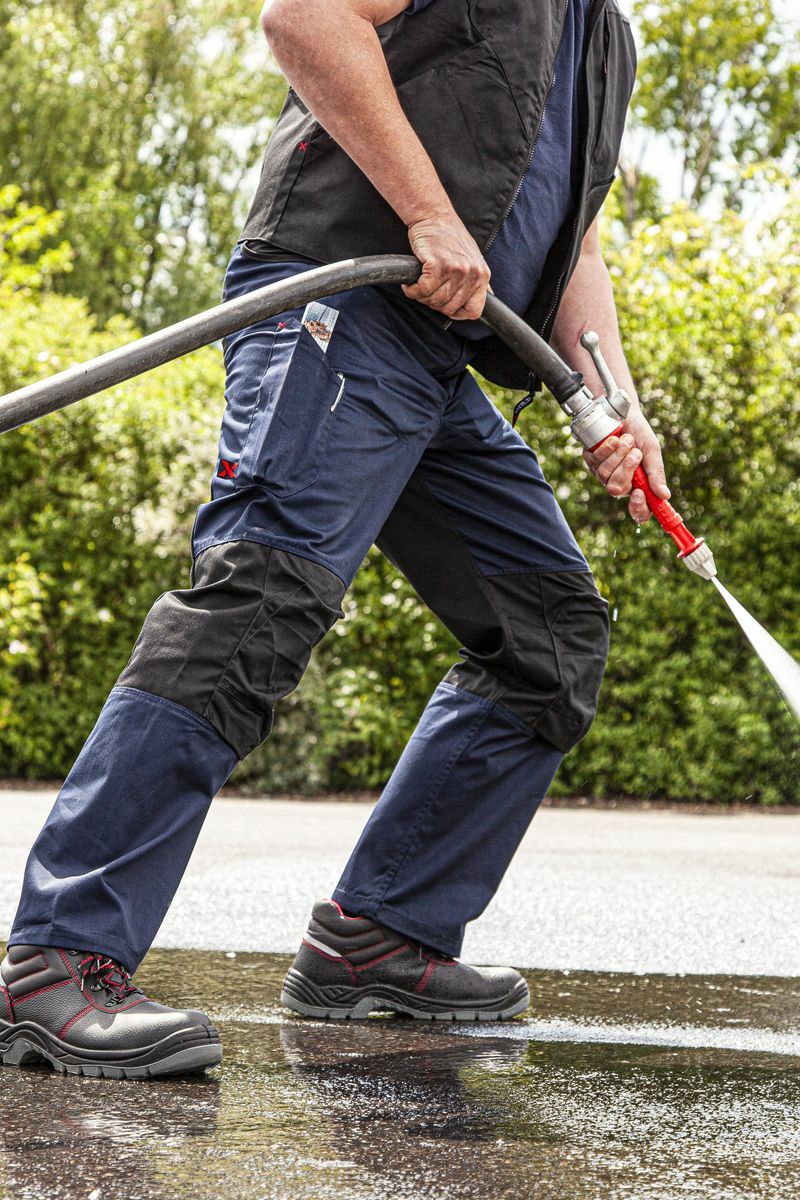 QUALITEX HIGH QUALITY WORKWEAR Bundhose X-Serie kornblau/schwarz Damen: 36 Herren: 42