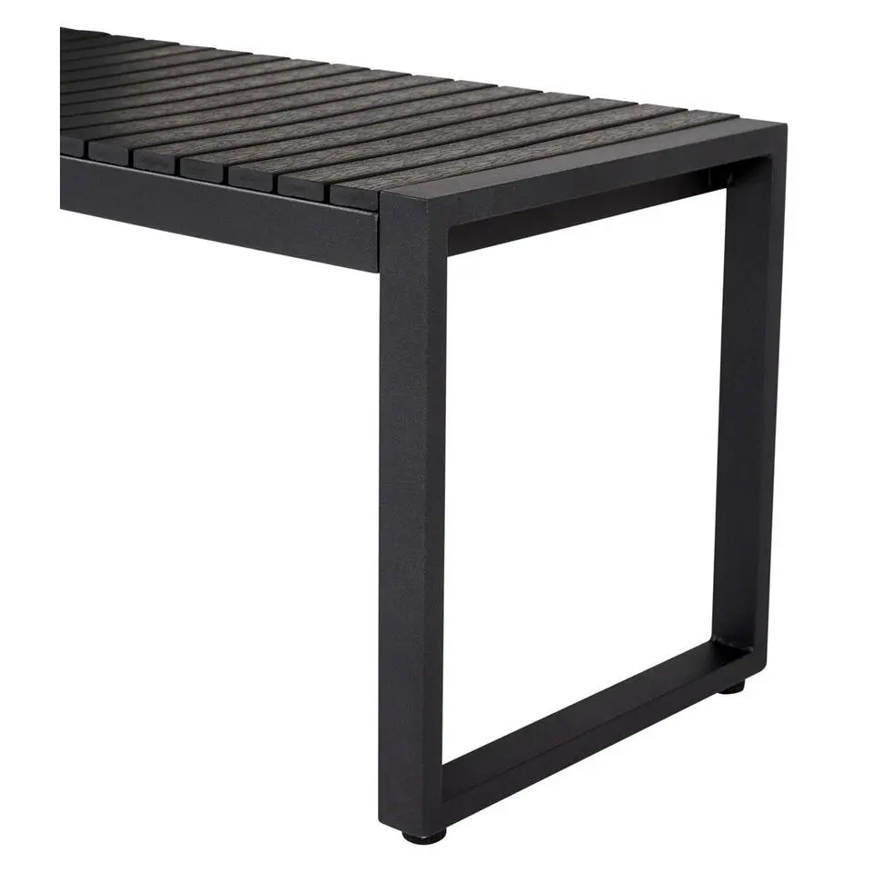 Lisomme Job tuinbank zwart - 120 x 43 cm