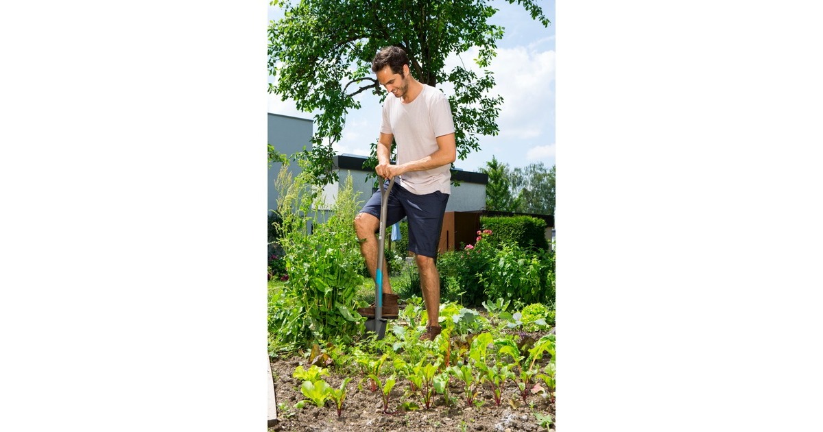 GARDENANatureLine Puntspade  (Houtkleur/turquoise, 17001-20)