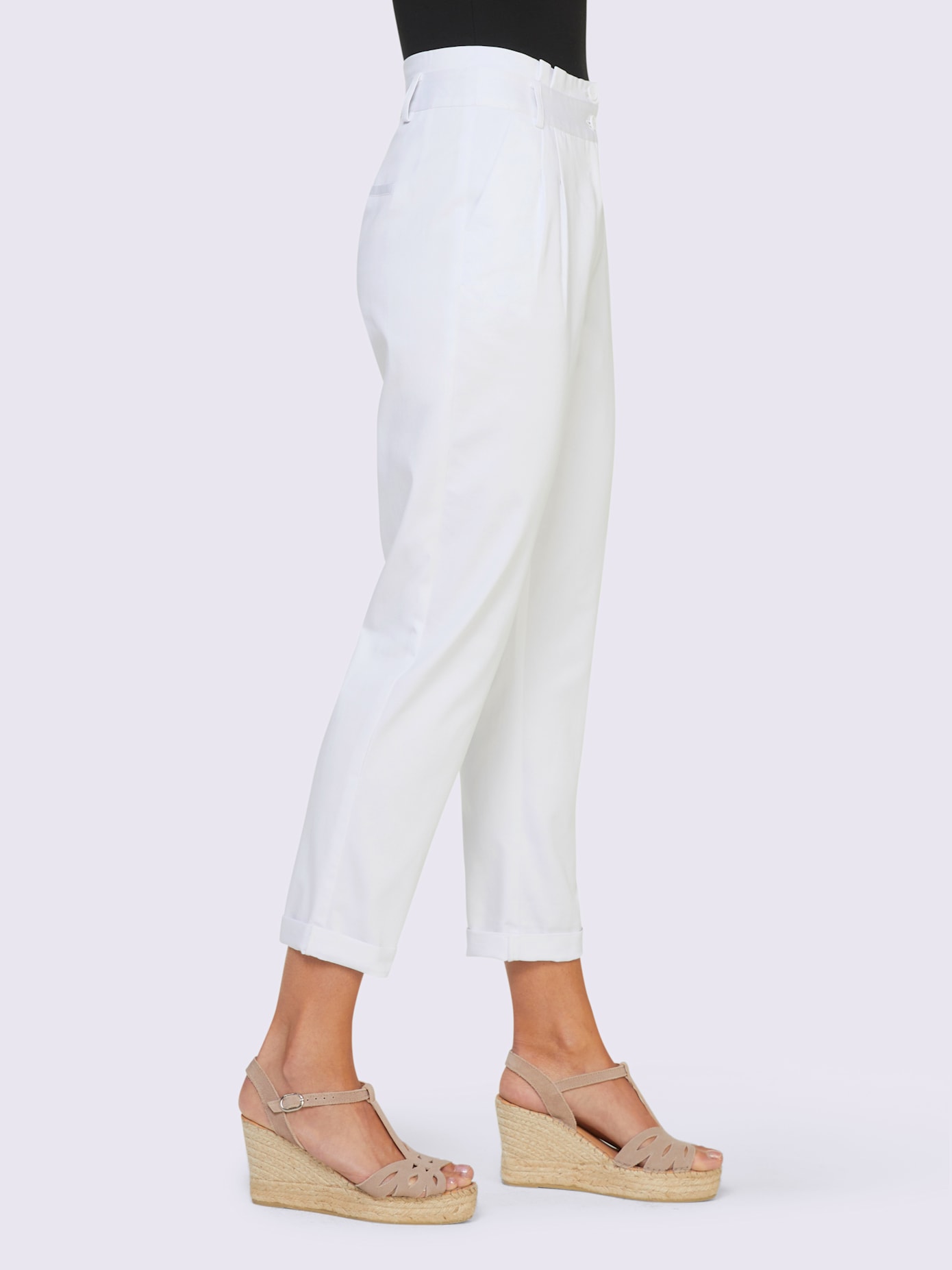 Pantalon chino à retrousser