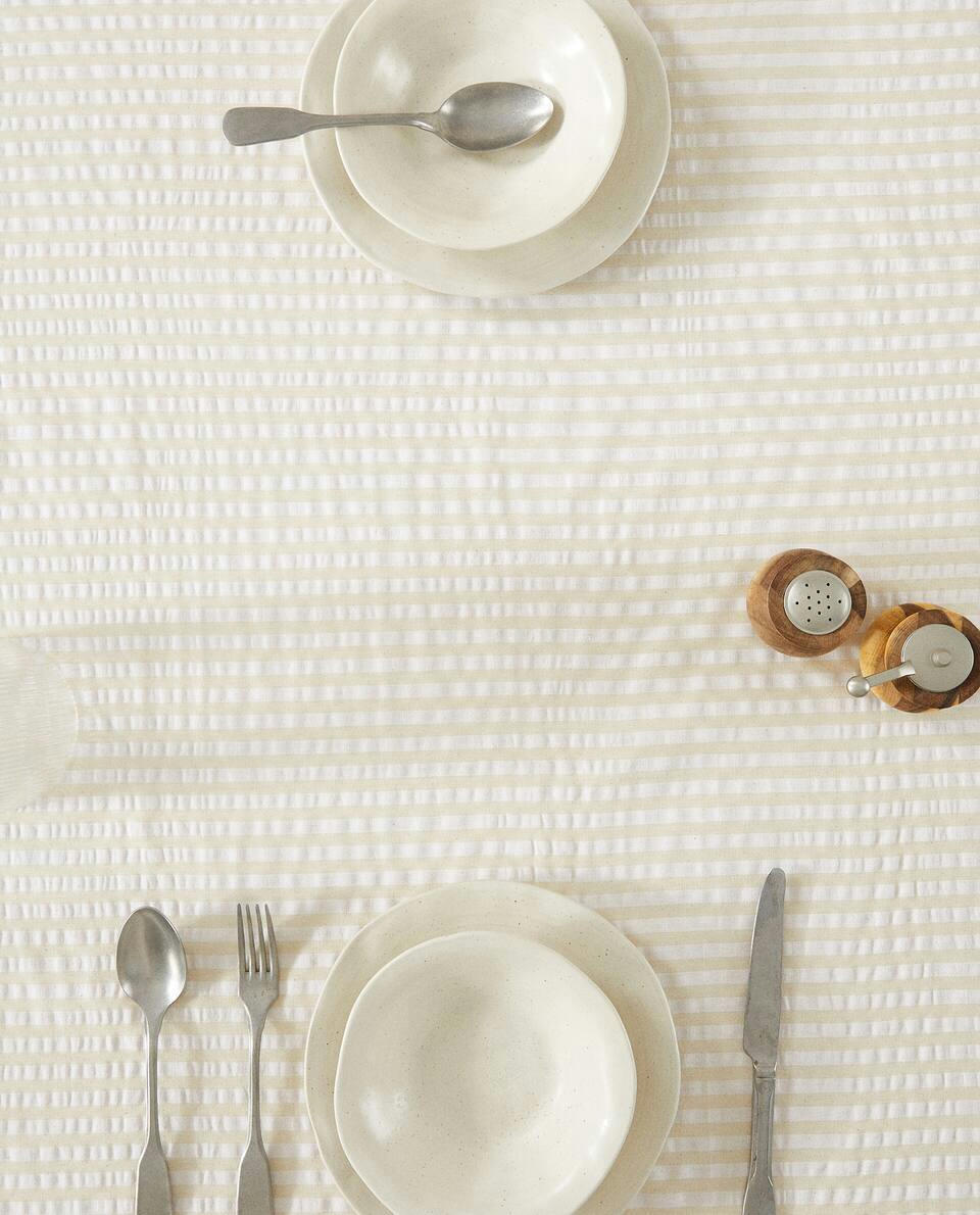 TOALHA DE MESA LISTRADA
