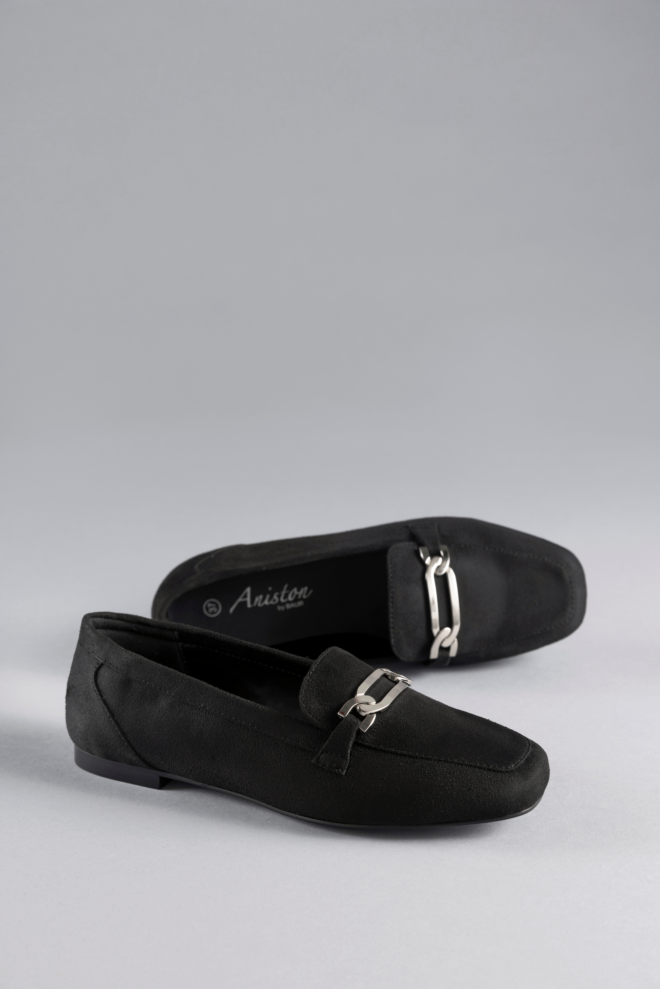 Aniston SHOES Loafer  , Slipper, Schlupfschuh, Flat, Schmuckspange - NEUE KOLLEKTION