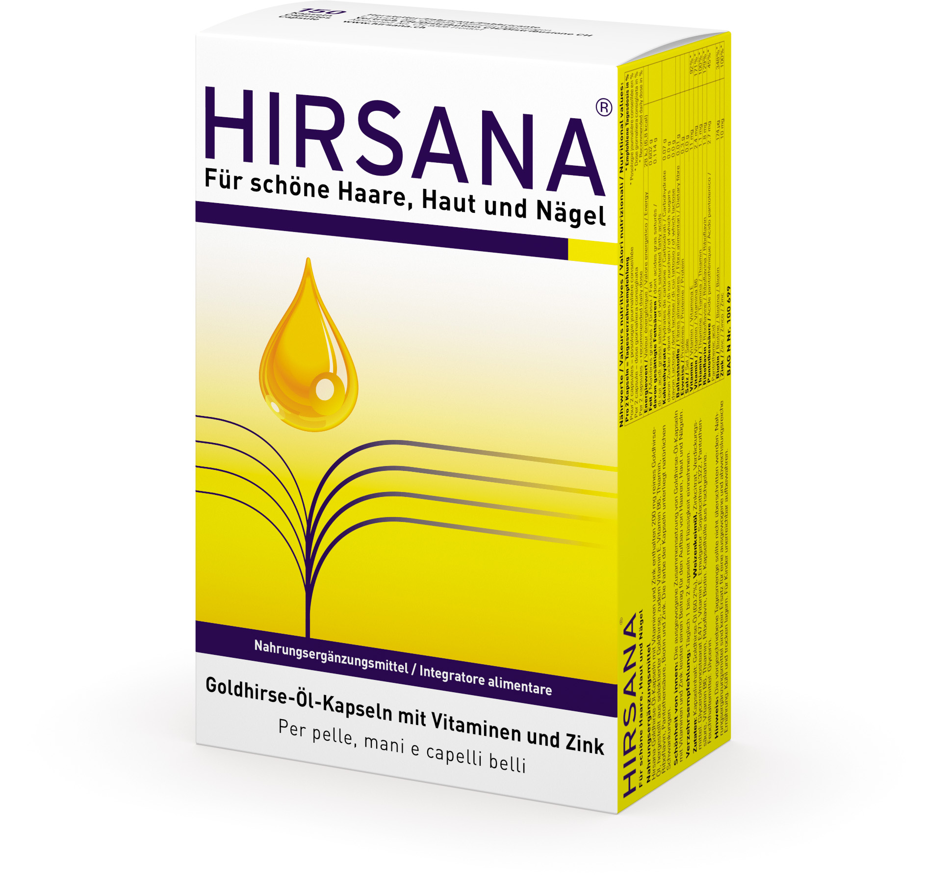 HIRSANA Goldhirse-Öl-Kapseln Kaps 150 Stk