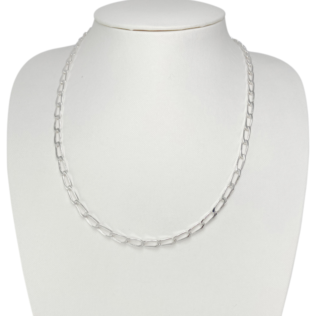 Collier d'occasion argent 925 maille cheval 50 cm