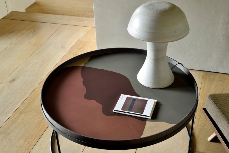 Ethnicraft Tray round salontafel XL 93