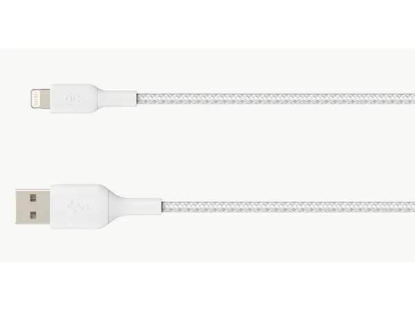 Belkin BoostCharge - Lightning-kabel - Lightning han til USB han - 1 m - hvid
