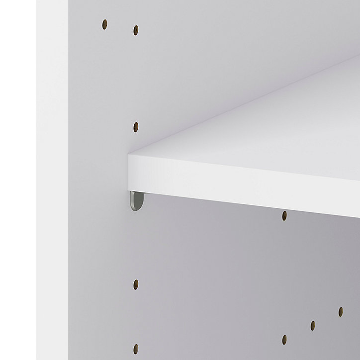 Caisson bas de cuisine Caraway GoodHome blanc H. 72 cm x L. 40 cm