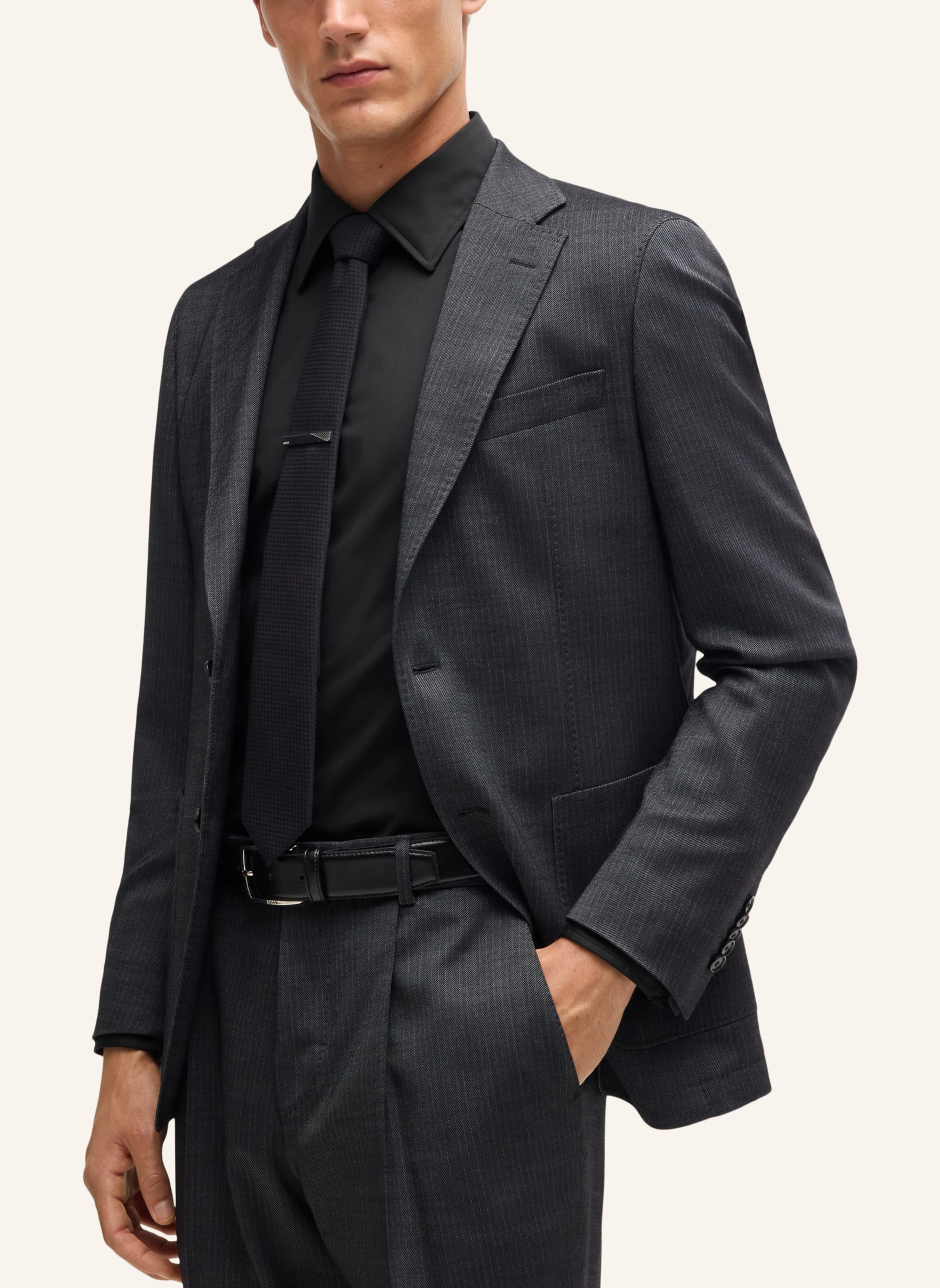 BOSS Business Hemd L-HAYS-KENT-C1-243 Slim Fit
