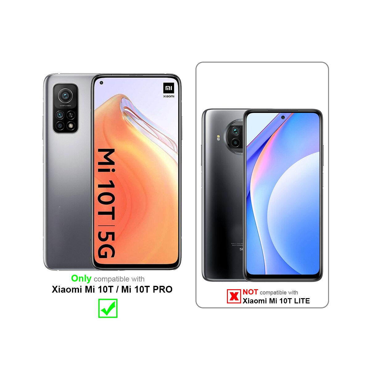Xiaomi Mi 10T / Mi 10T PRO 3x Skjermbeskytter