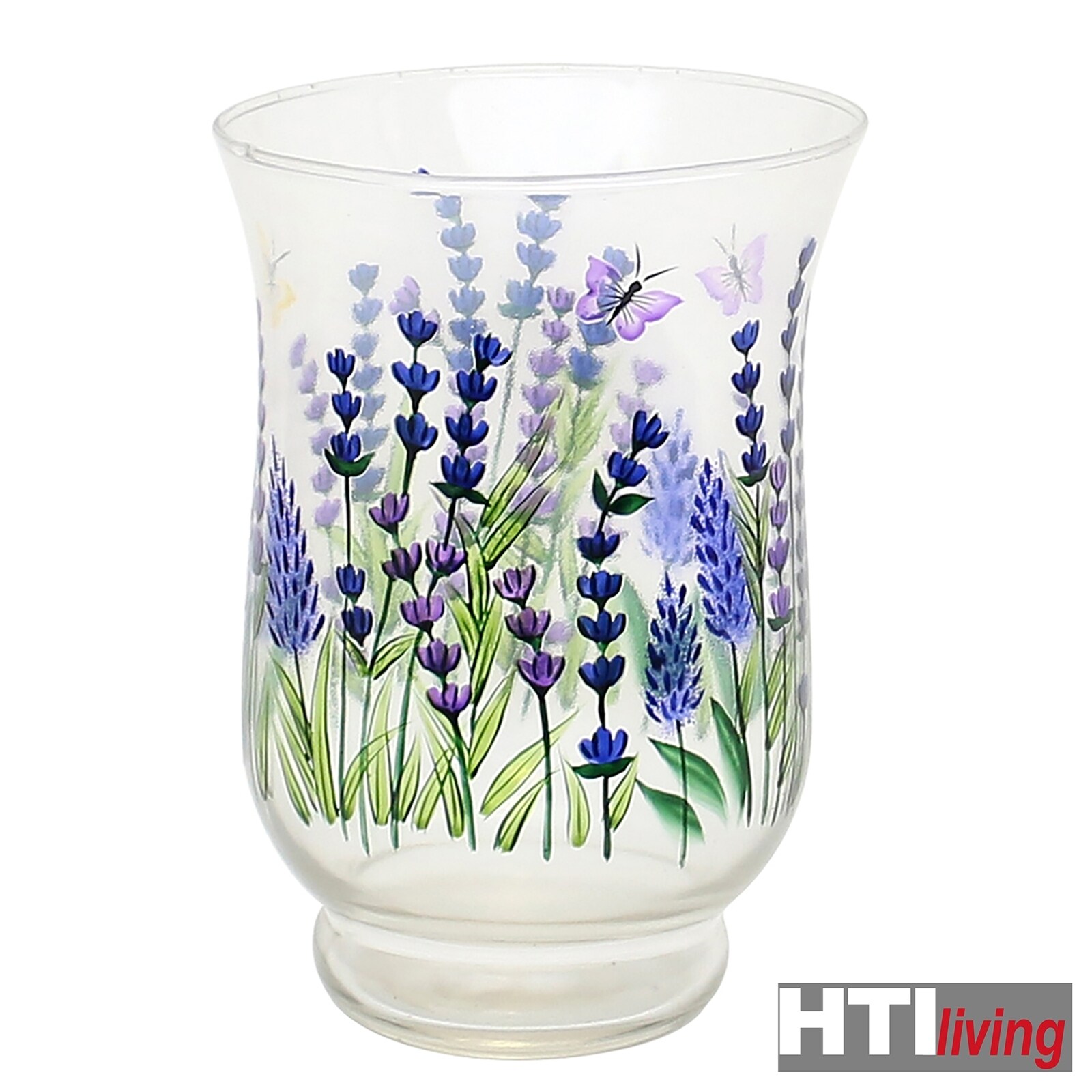 HTI-Living Glas Windlicht Lavendel