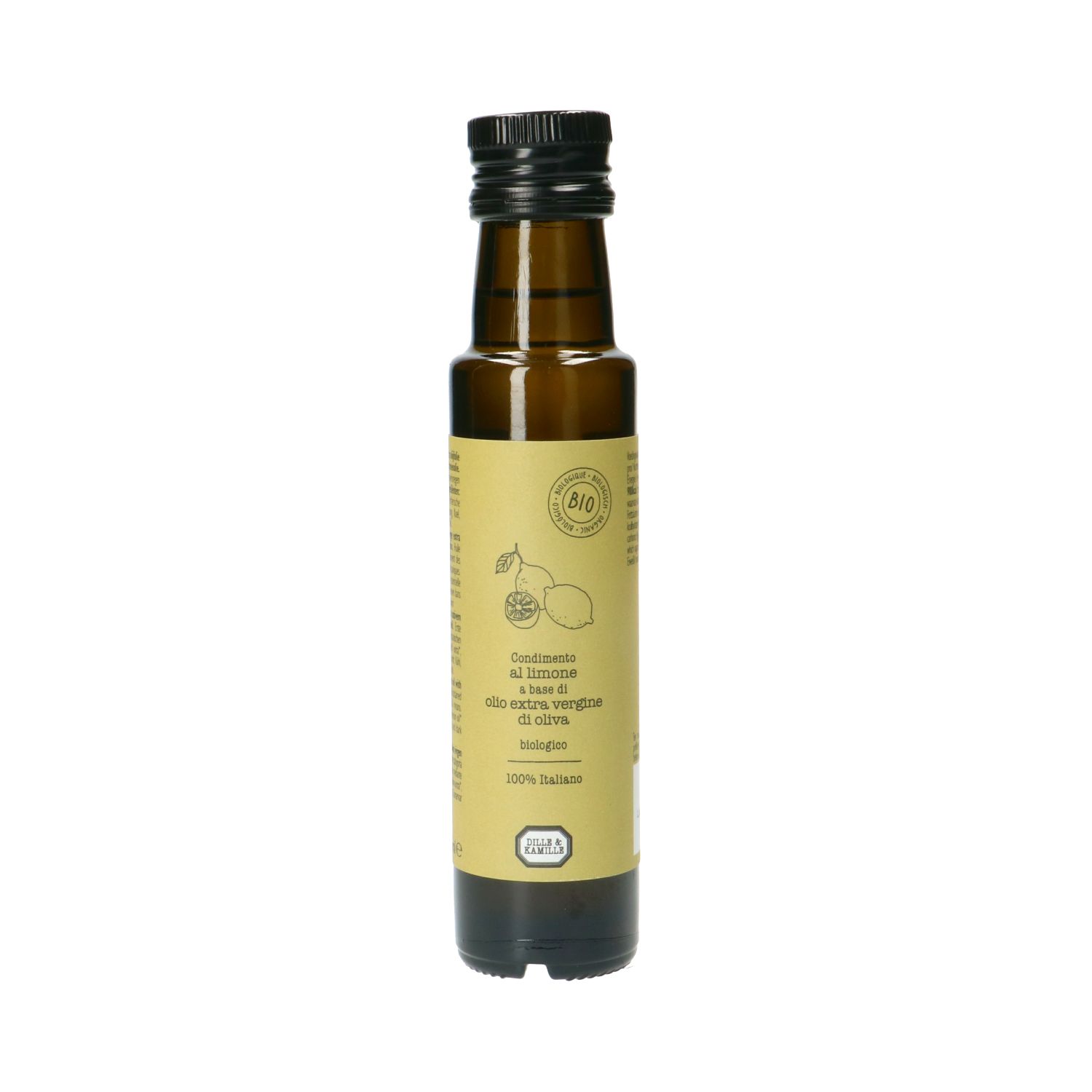Olijfolie extra vierge, met citroen, biologisch, 100 ml