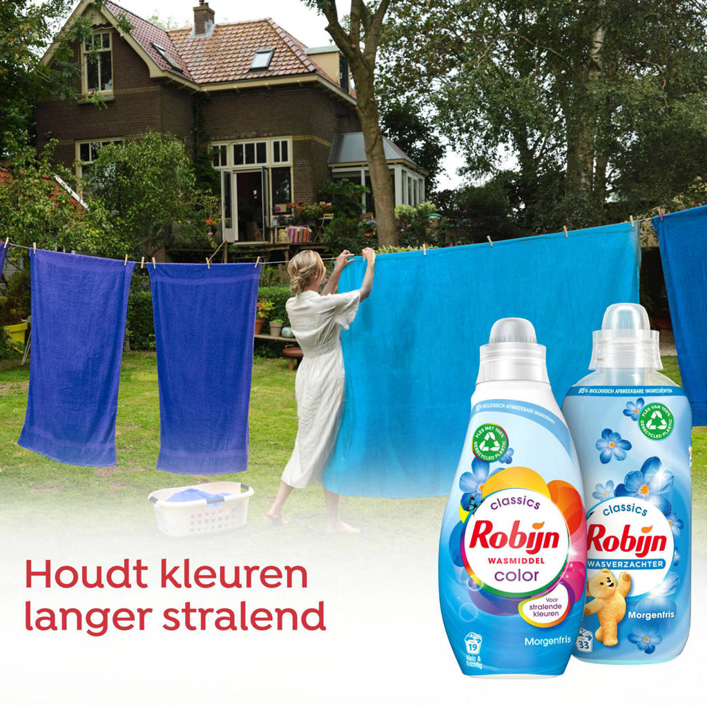 wasmiddel en wasverzachter pakket - Morgenfris - set van 5 - 60 wasbeurten