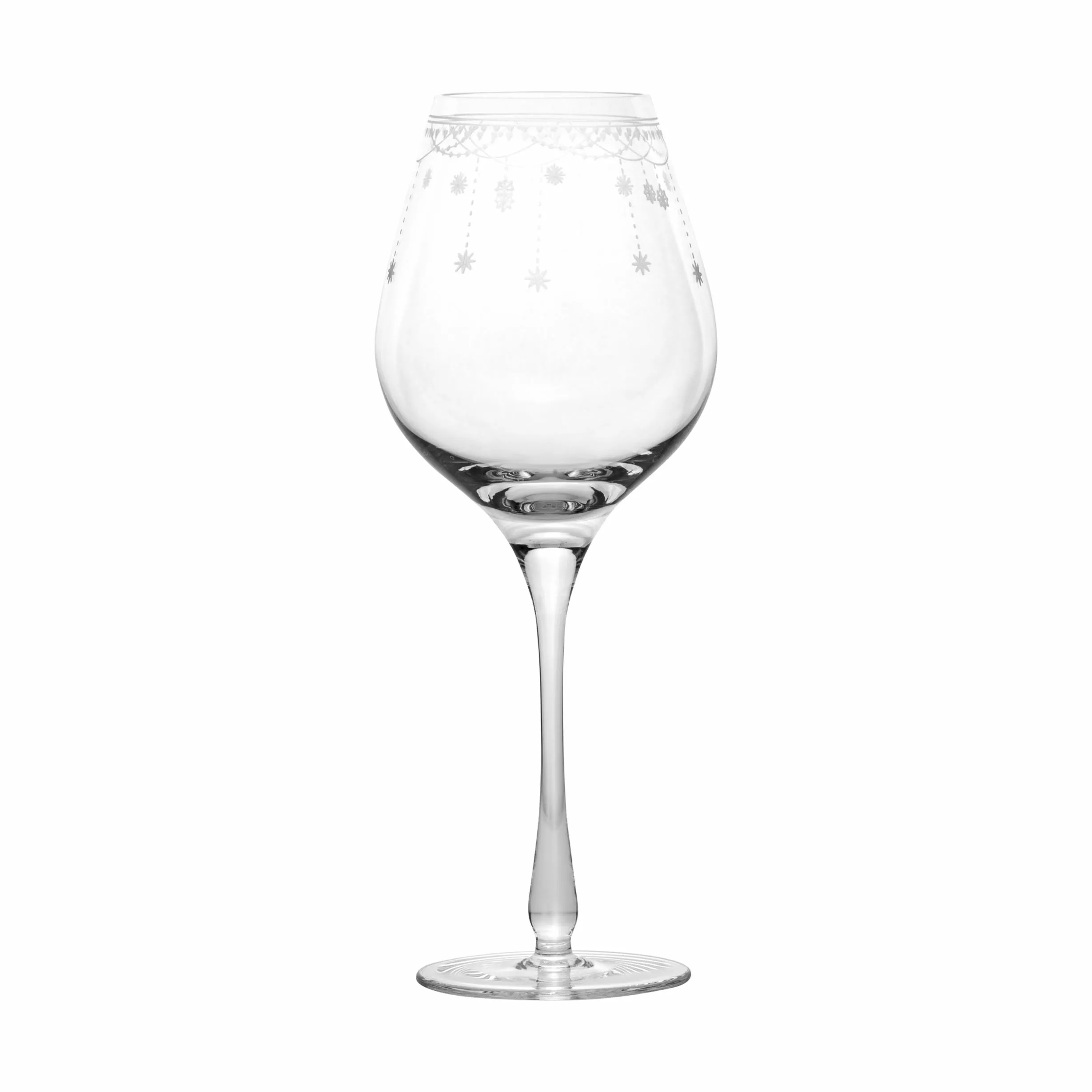 Wik & Walsøe Julemorgen Hvidvinsglas