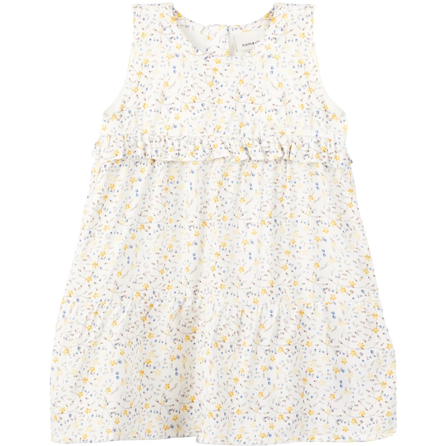 name it Girls Kleid Damita snow white
