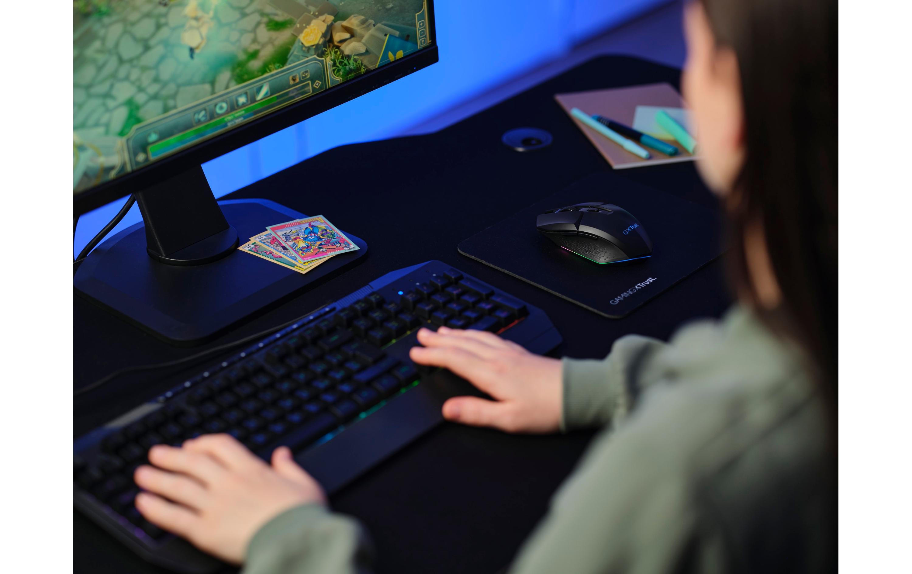 Gaming-Maus GXT 112 FELOXKabellose Gaming-Maus und -Mauspad mit Beleuchtung