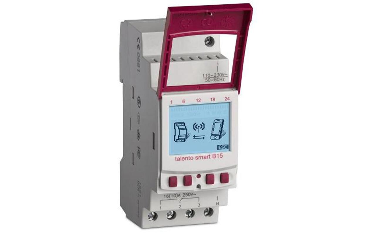 Zeitschaltuhr talento smart B15 Digital<br>Zeitschaltuhr für die DIN-Rail-Montage