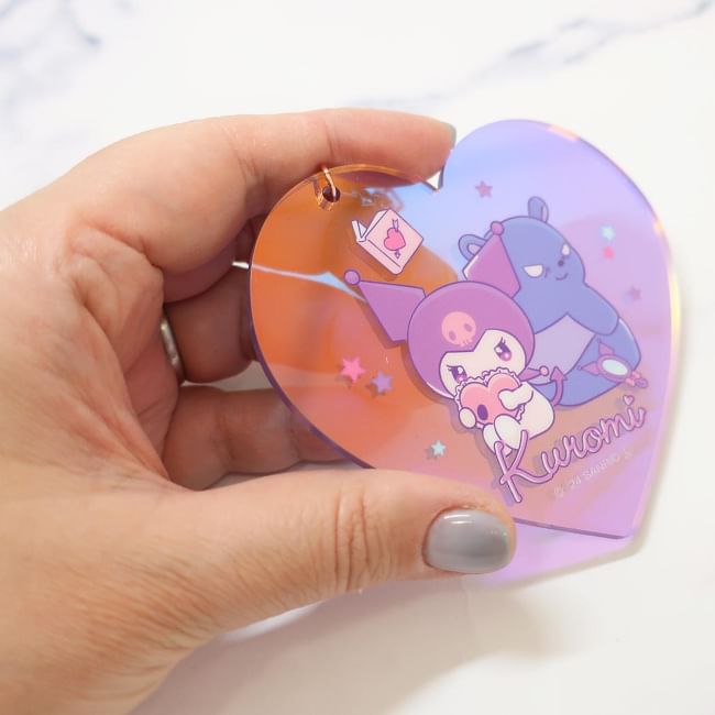 T'S Factory - Sanrio Kuromi hartvormige sleutelhanger van acryl