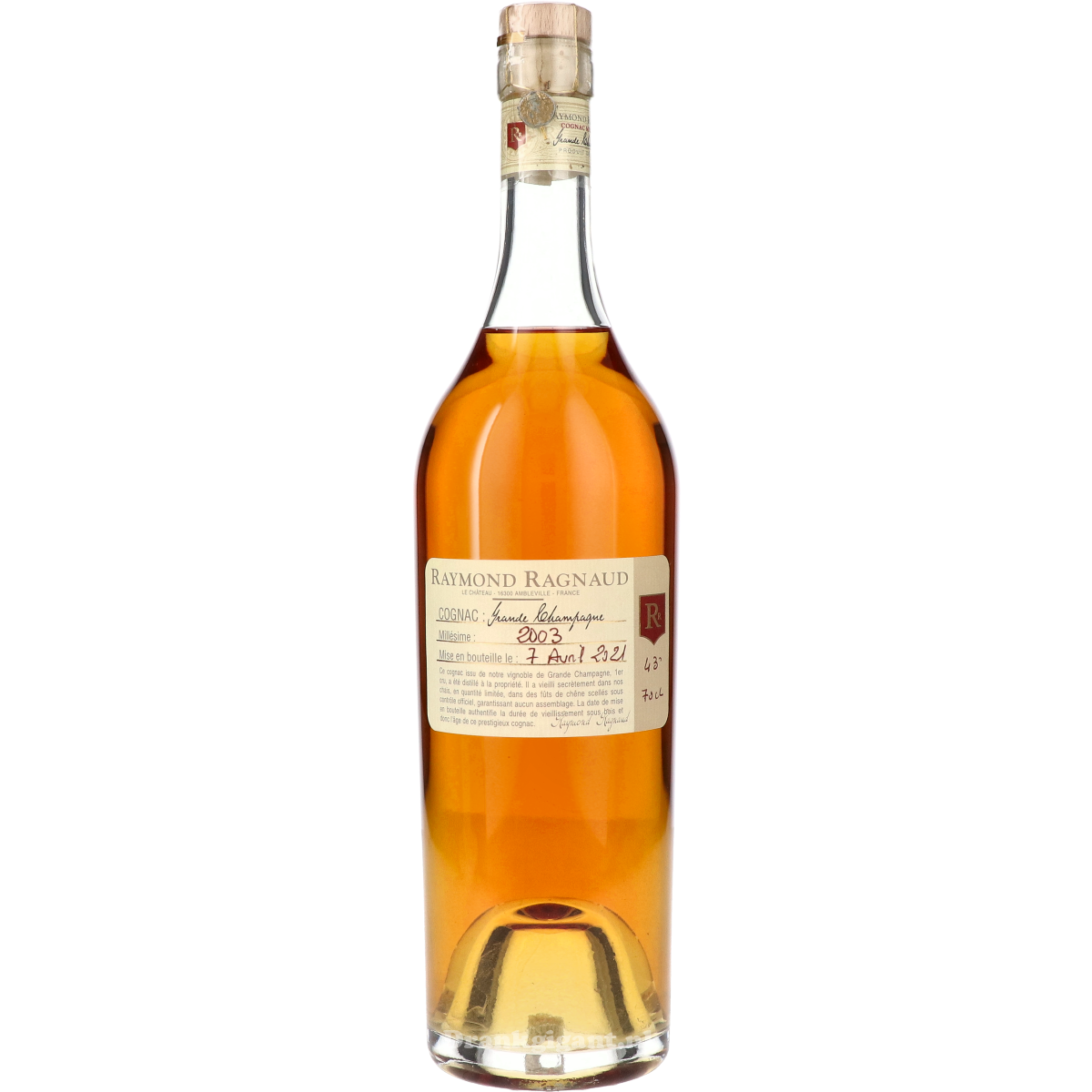 Raymond Ragnaud Grande Champagne 2003 70 cl