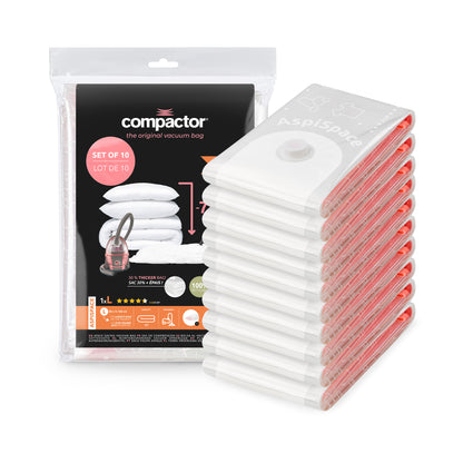 Lot de 10 sacs sous vide AspiSpace