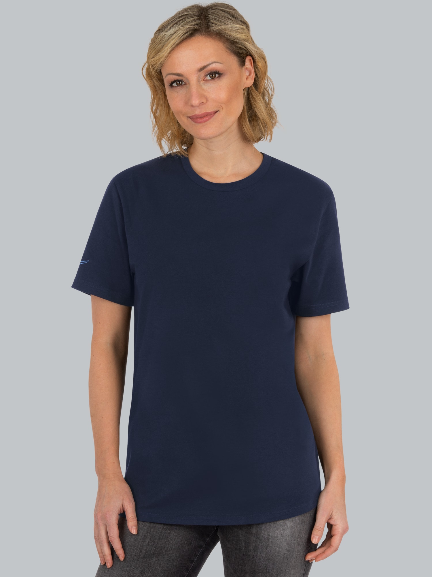 T-Shirt aus 100% Biobaumwolle Navy-C2C