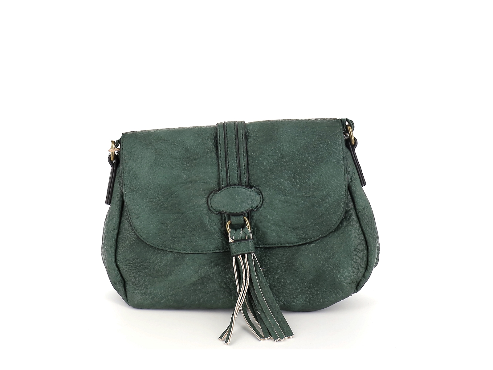 L brand-K2033 SAC Cuir Vert
