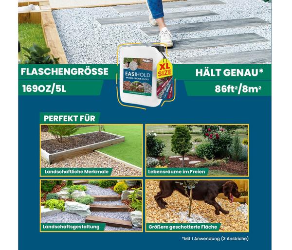 EasiHold Mulch & Steinbinder, 5 l
