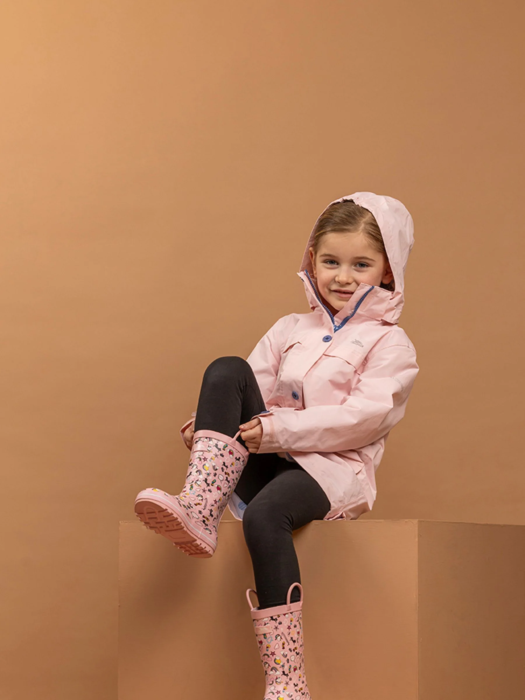 Trespass Kids Pink Starryton 20 Md Wellies