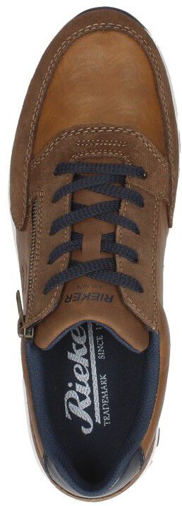 Rieker Veterschoenen Laag cognac