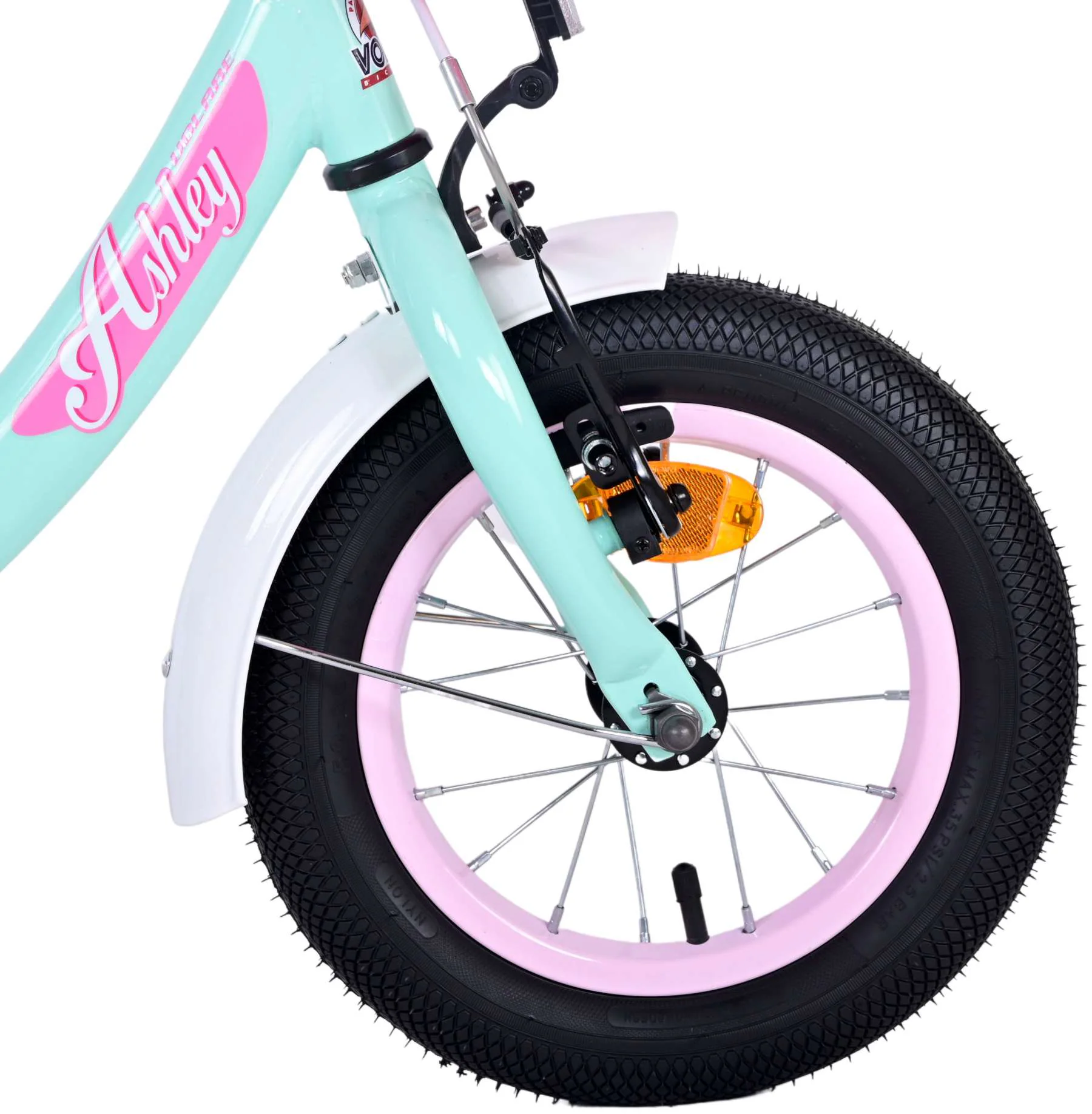 Kinderfahrrad Ashley für Mädchen 12 Zoll Kinderrad in Grün