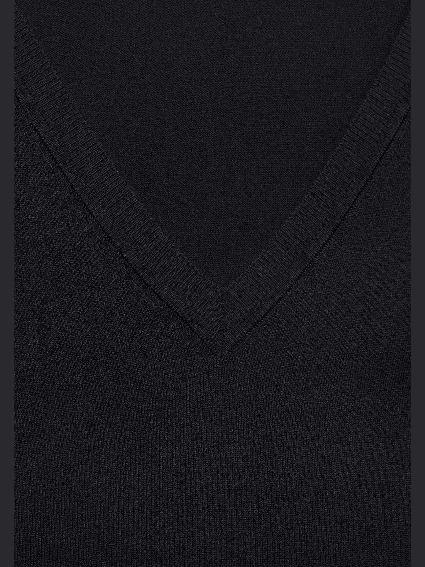 Pull à encolure en v col v classique