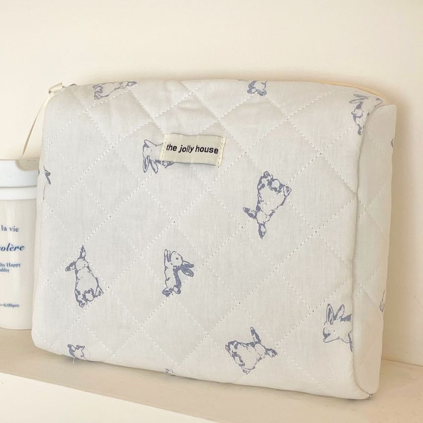 ZenlyHabit - Make-uptas / Clutch / Etui van konijnenstof (diverse ontwerpen)