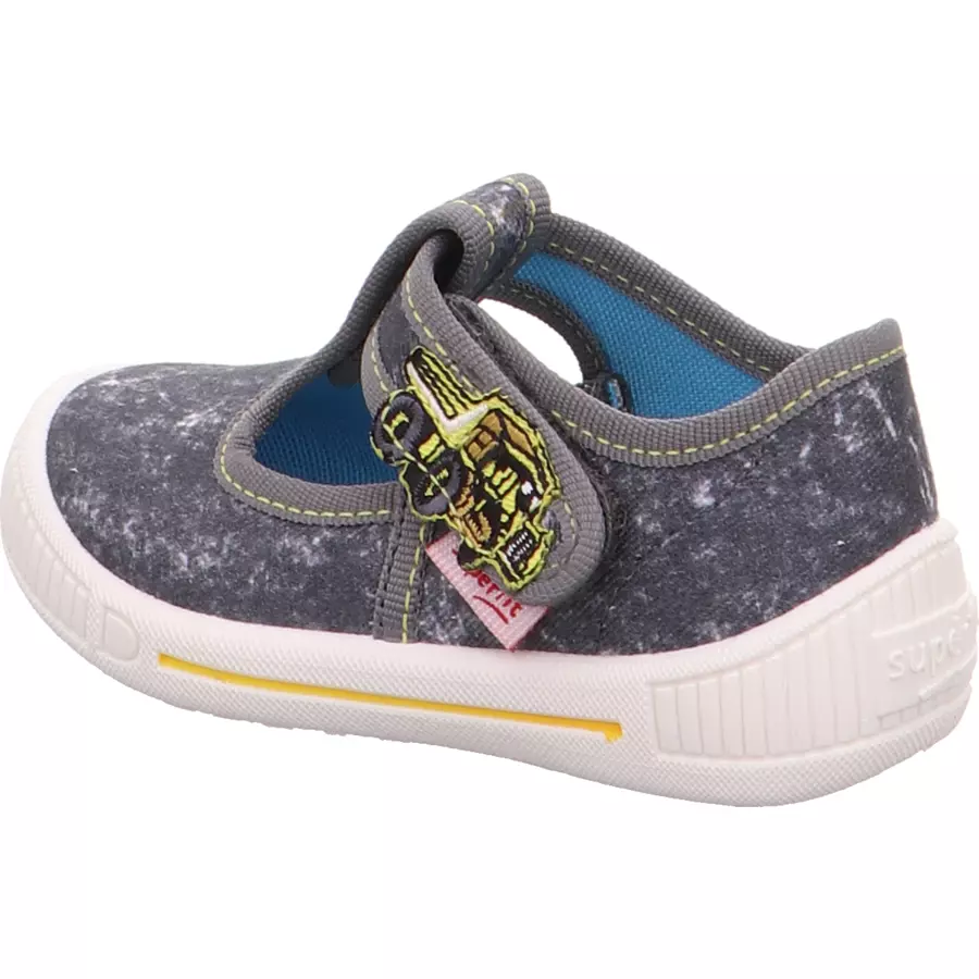 superfit Boys Hausschuh Bully grau