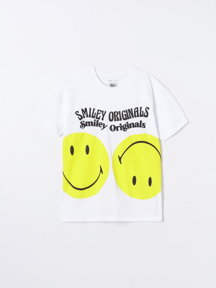 Camiseta Smiley - Areia