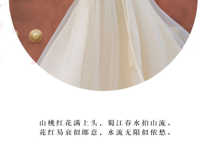 Francoix - Hanfu-kostuumset met klokmouwen en borduurwerk
