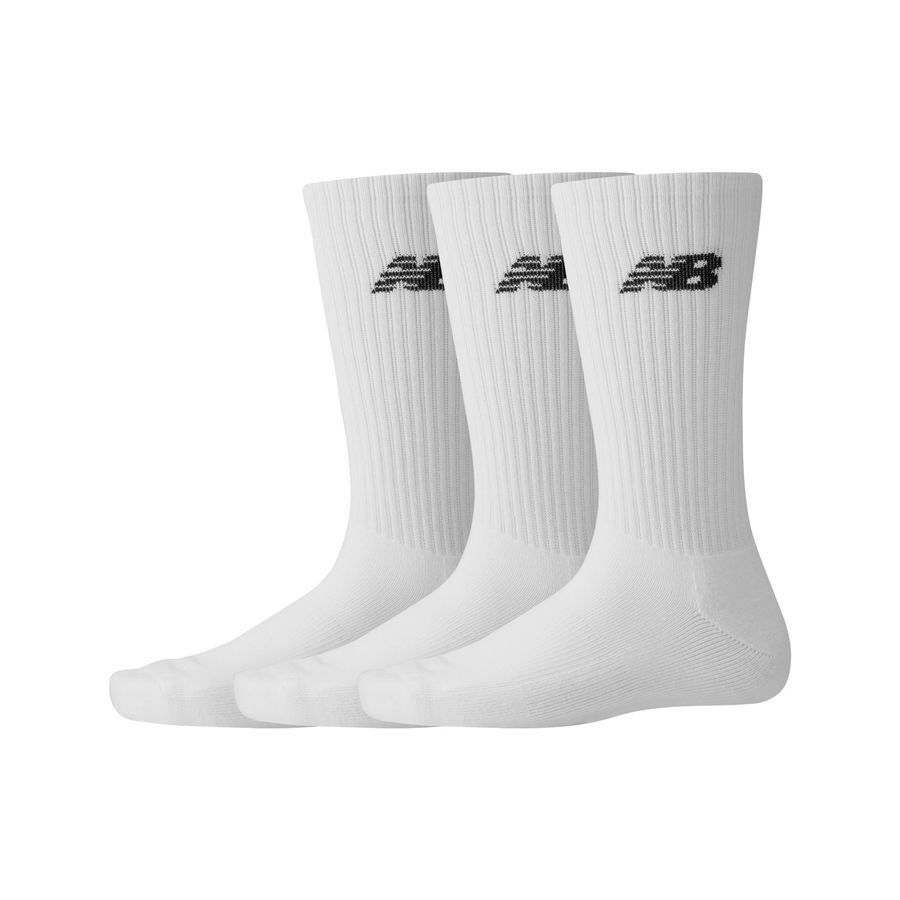New Balance Chaussettes Everyday Crew Pack de 3 - Blanc