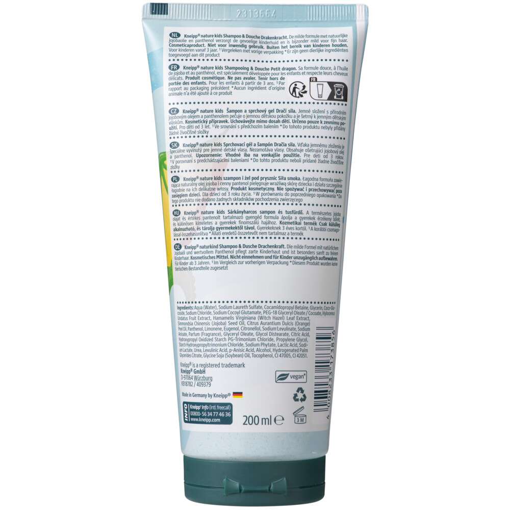 Kneipp Shampoo & Douche Drakenkracht200 ml