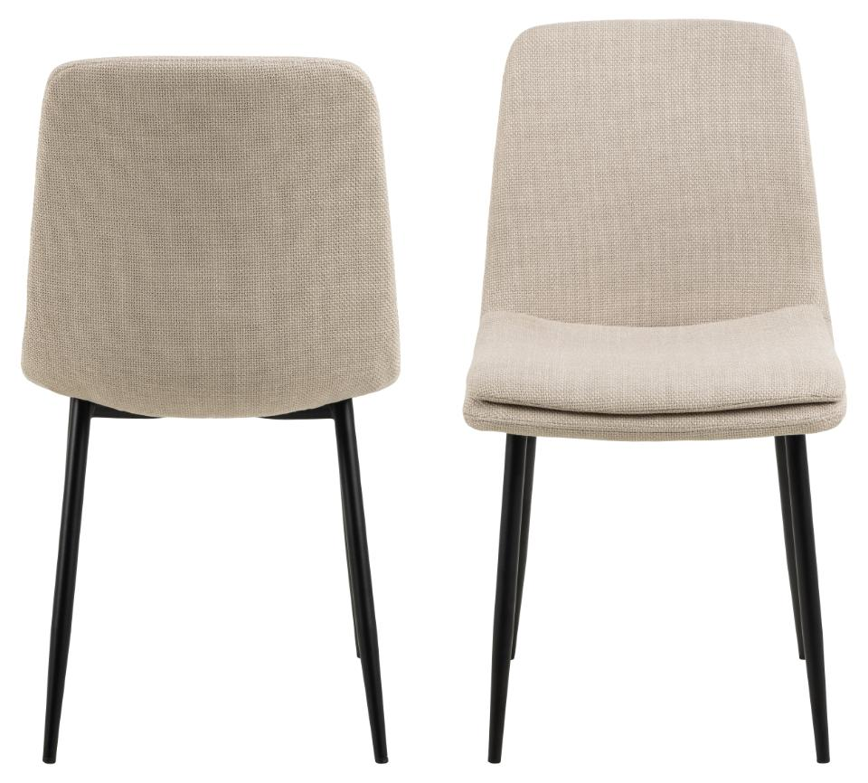 Eetkamerstoel Alesund beige - set van 4