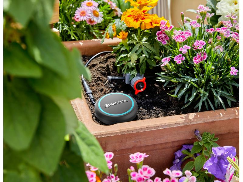 GARDENA Bodenfeuchtesensor batteriebetrieben Automatische wassersparende Bewässerung