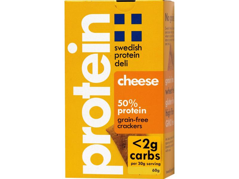 swedish protein deli Crackers Cheese 60 g Schwedische Snack-Spezialität