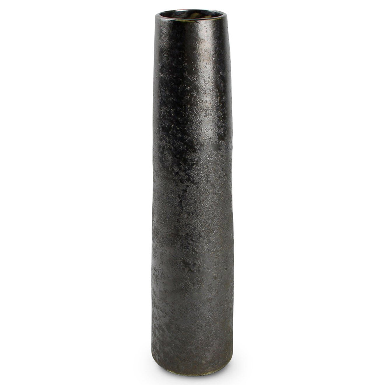 Salt & Pepper Collection Vase Cone gris - 40x10x10 cm
