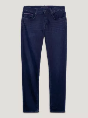 Calça jeans reta ajustada Denton