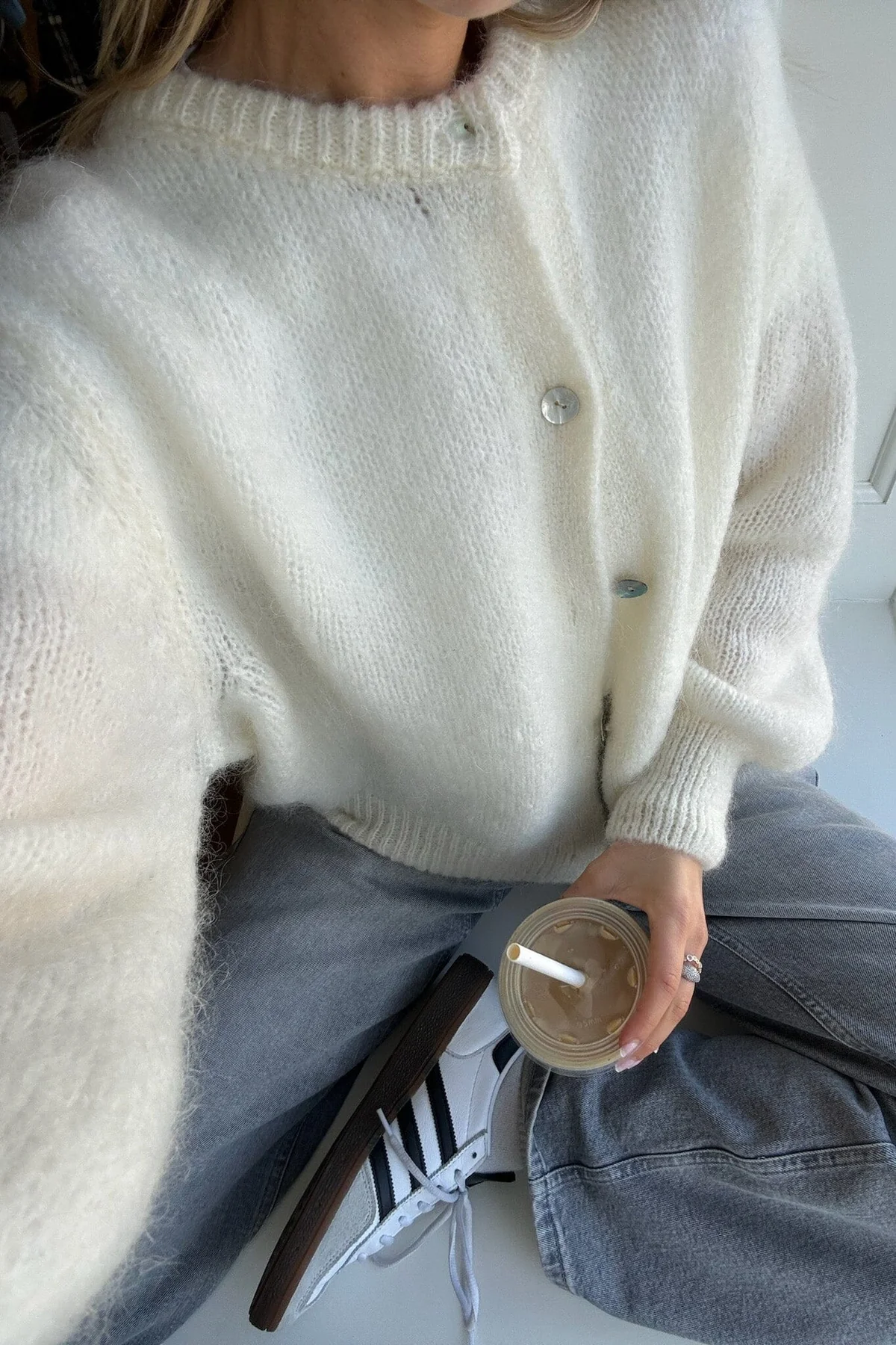 BYIC Idaic Cardigan white white