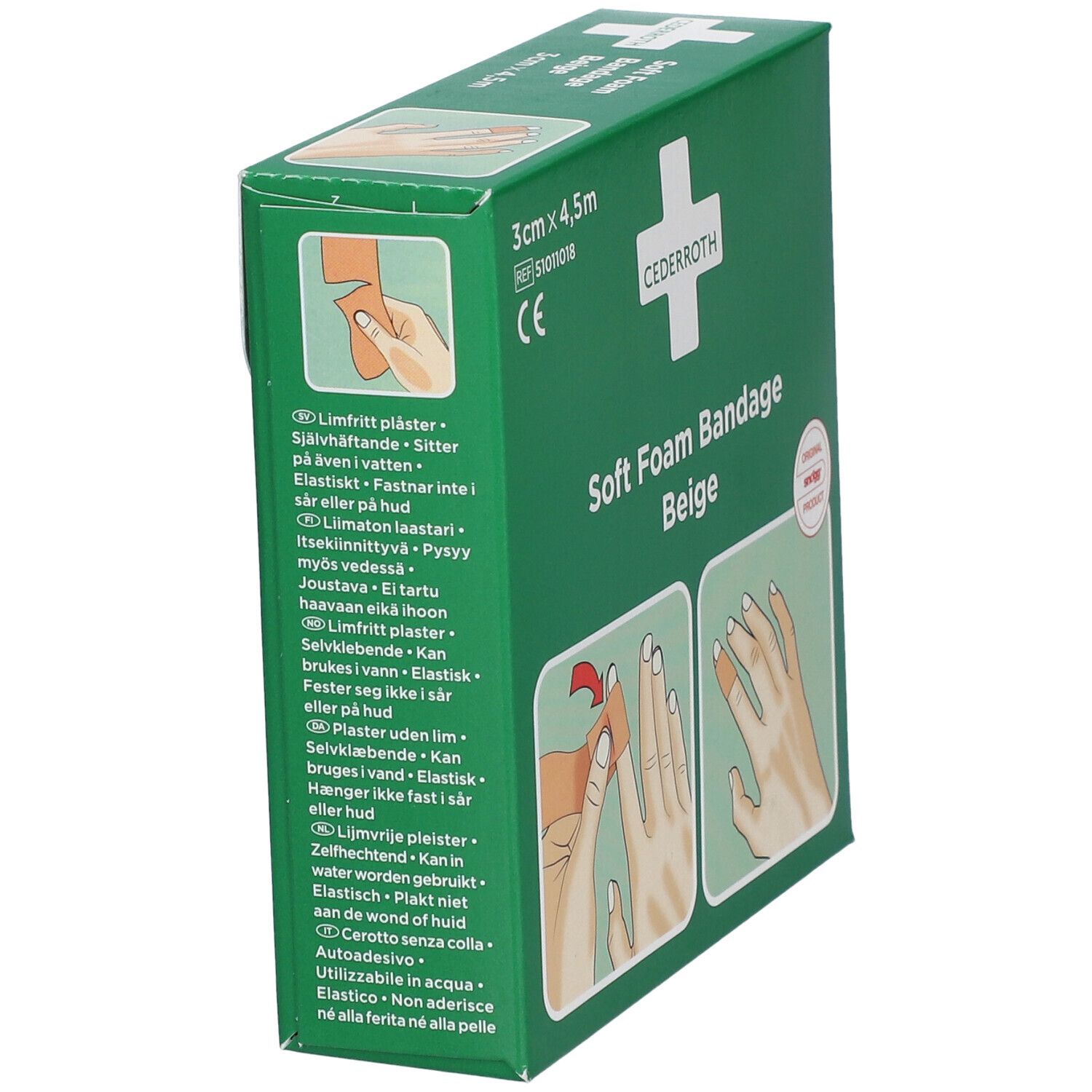 Soft NEXT Selbstklebender Verband 3 cm x 4,5 m