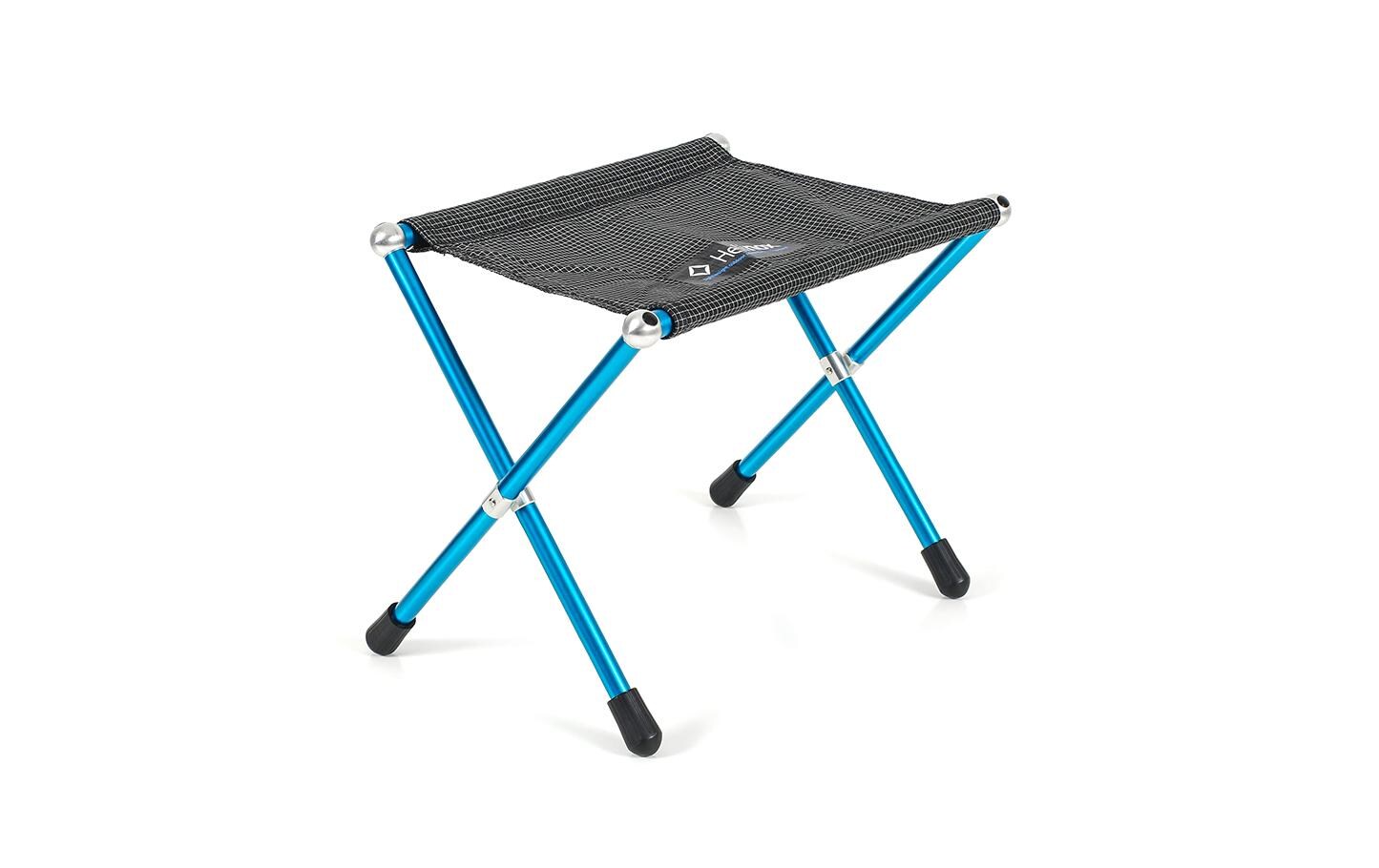 Campinghocker Speed Stool Black/Cyan BlueStabiler Sitzhocker für unterwegs