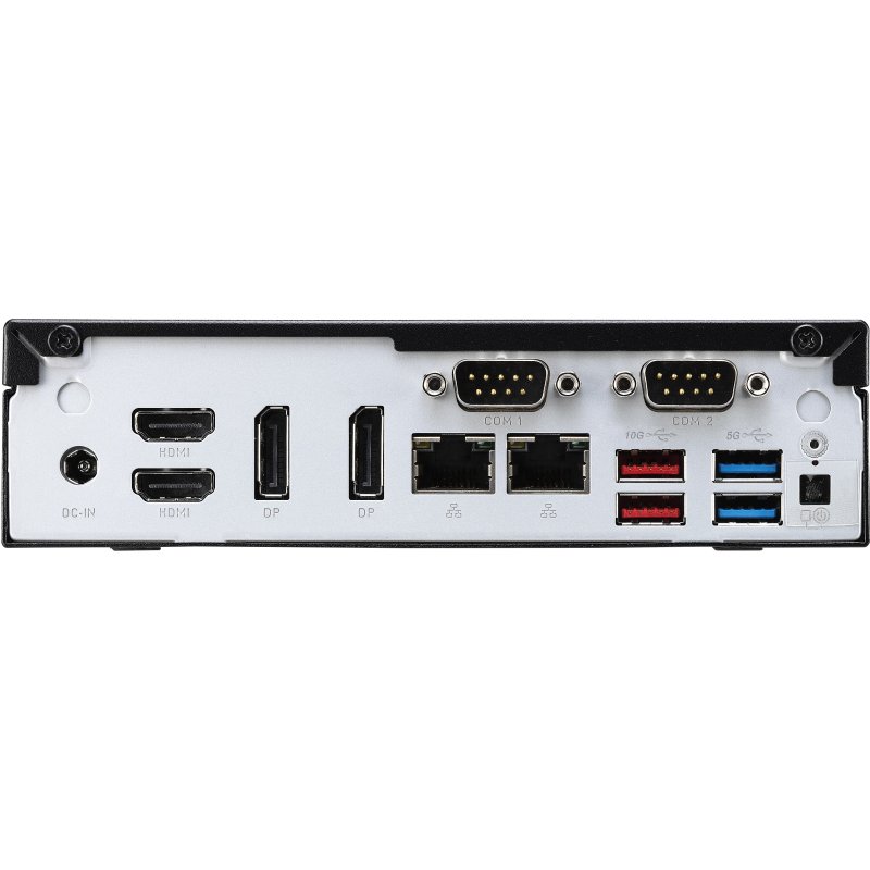 Shuttle Slim PC DH770 , S1700, 2x HDMI, 2x DP , 2x 2.5G LAN, 2x COM, 8x USB, 1x 2.5