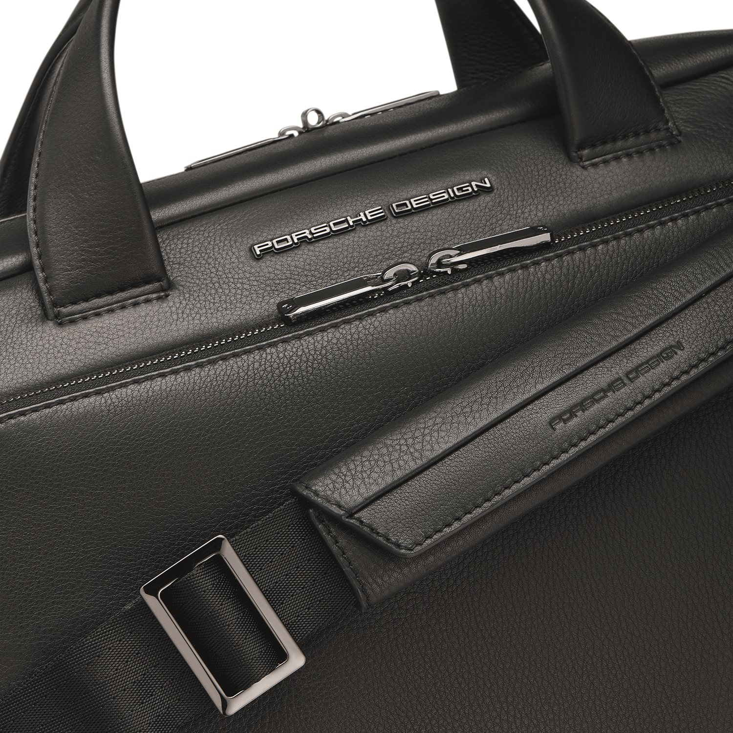 Porsche Design Roadster Leather Briefcase S black