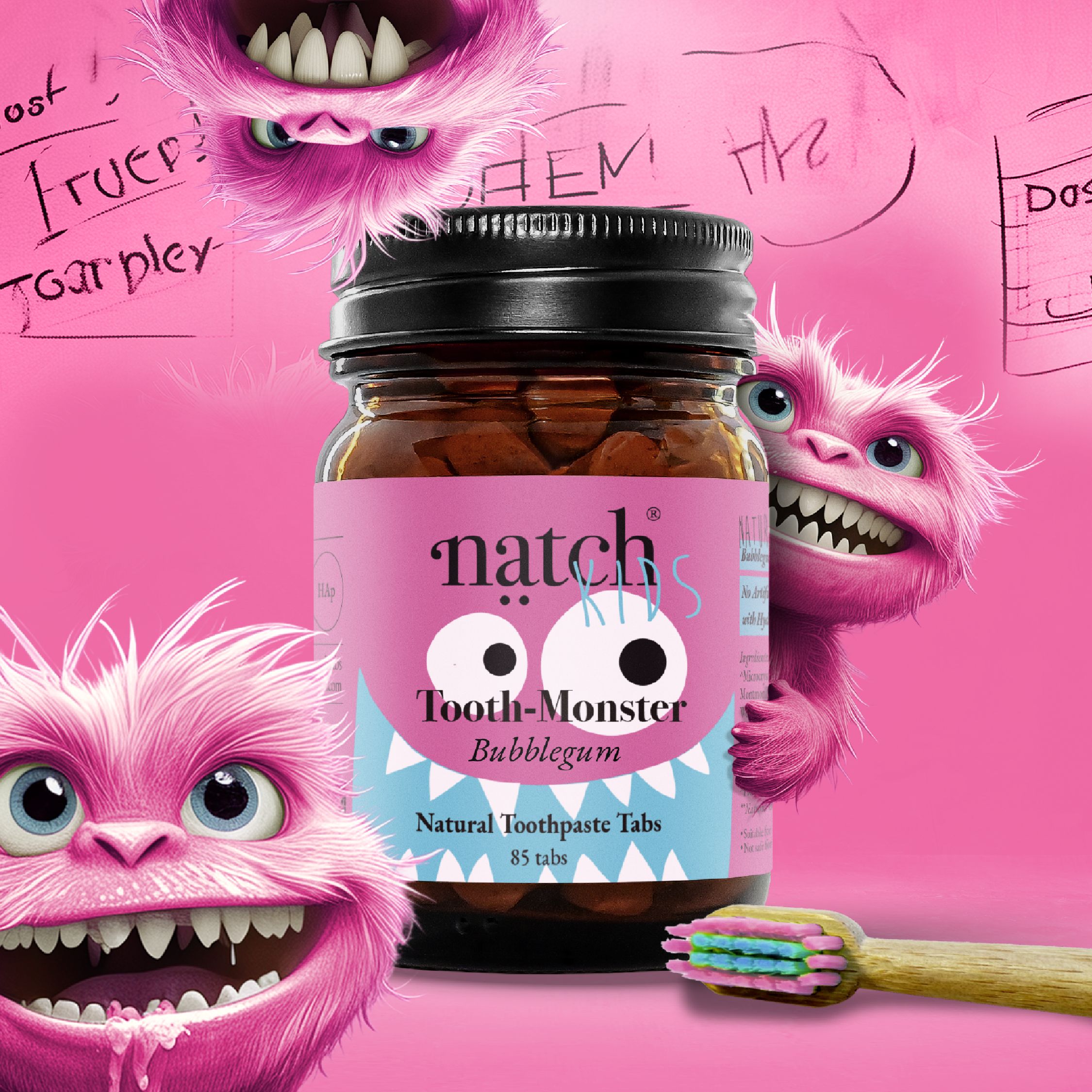 Natch Tooth Monster (Zahnpasta Tabs)